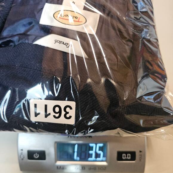 Talbots Navy Blue Gold Tone Embroidery Wool Blazer Jacket Preppy Women's 4 3611 - Picture 8 of 8